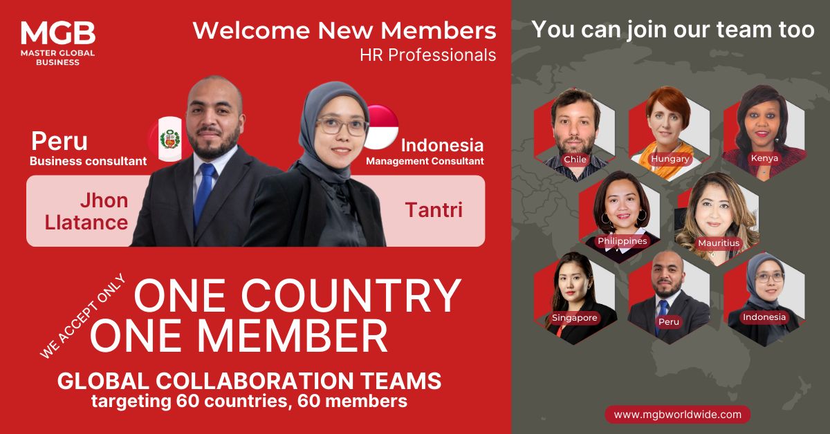 Welcome Our Newest Members to the MGB Global Collaboration Team – HR Professionals Chapter (HR1)!