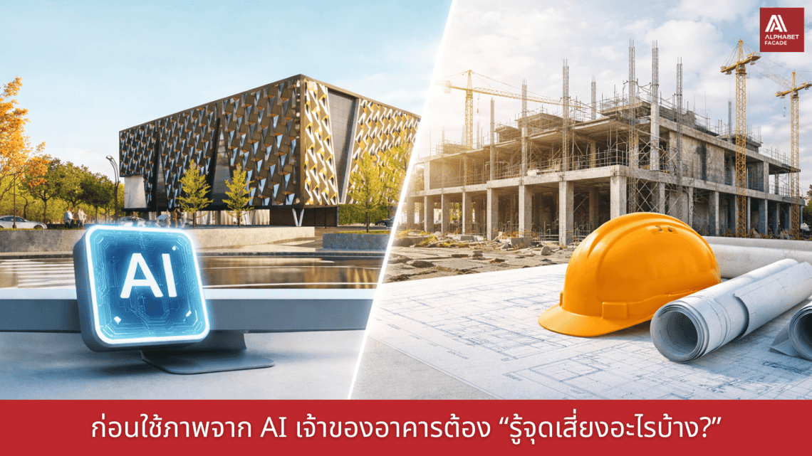 ก่อนใช้ภาพจาก AI เจ้าของอาคารต้อง “รู้จุดเสี่ยงอะไรบ้าง?”