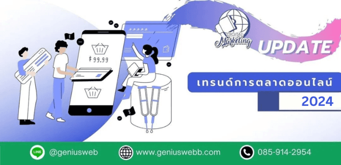 อัพเดทเทรนด์ Digital Marketing 2024 ที่ไม่ควรพลาด!!