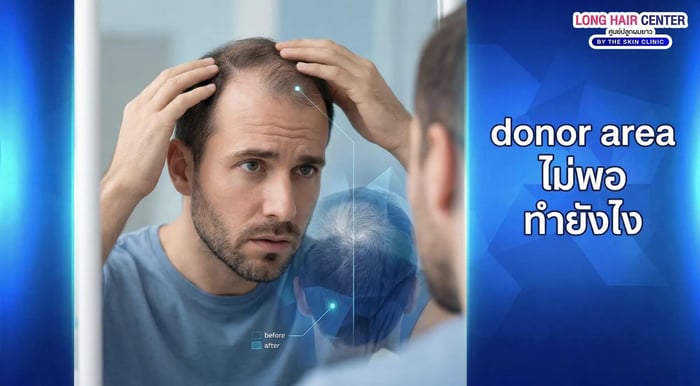 Donor Area ไม่พอ ทำยังไง? ทางออกสำหรับคนปลูกผมไม่ได้