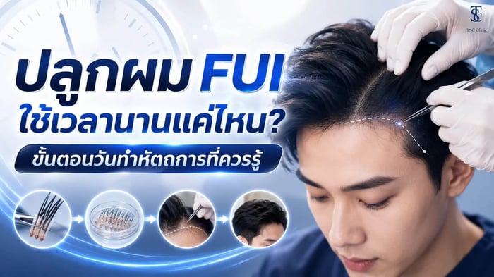 ปลูกผม FUI ใช้เวลานานแค่ไหน? ขั้นตอนวันทำหัตถการที่ควรรู้