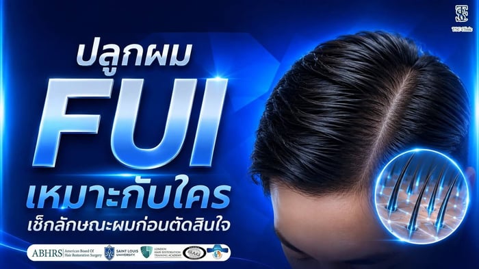 ปลูกผม FUI เหมาะกับใคร เช็กลักษณะผมก่อนตัดสินใจ