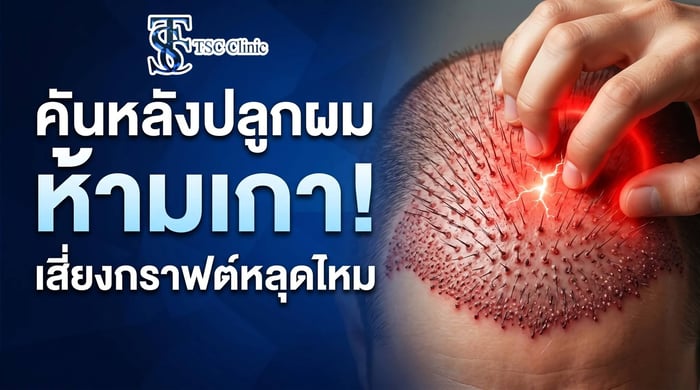 คันหลังปลูกผม ห้ามเกา! เสี่ยงกราฟต์หลุดไหม