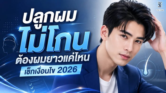 ปลูกผมไม่โกนต้องมีผมยาวแค่ไหน