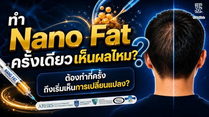 ทำ Nano Fat ครั้งเดียวเห็นผลไหม? ต้องทำกี่ครั้งถึงเริ่มเห็นการเปลี่ยนแปลง