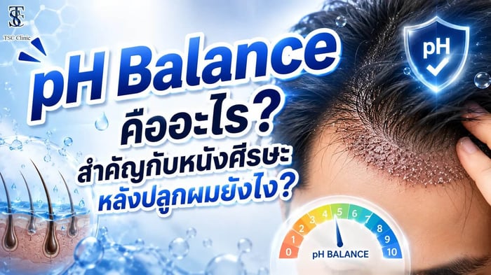 pH Balance คืออะไร? สำคัญกับหนังศีรษะหลังปลูกผมยังไง