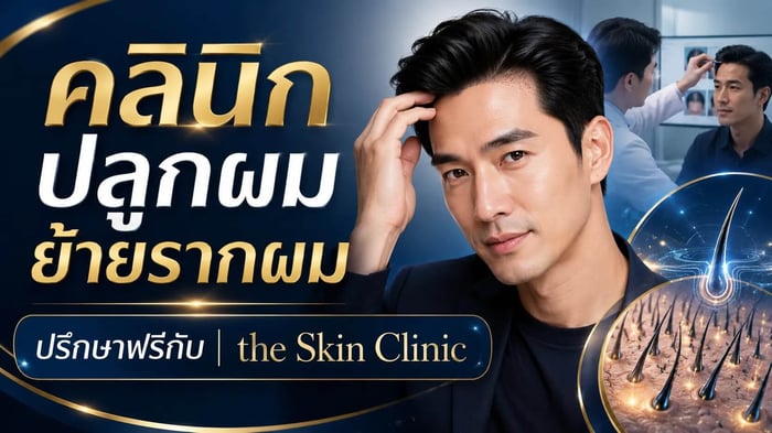 คลินิกปลูกผมย้ายรากผม | ปรึกษาฟรีกับ the Skin Clinic