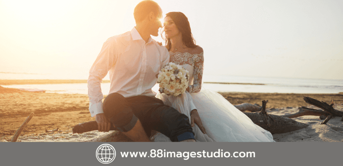 พรีเวดดิ้งริมทะเล กับชุดเจ้าสาวสุดปังเหมาะกับทะเล สุดๆๆ