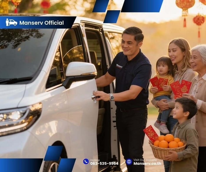 ฉลองตรุษจีนและวาเลนไทน์อย่างมีระดับ กับบริการรถเช่าพร้อมคนขับจาก Manserv