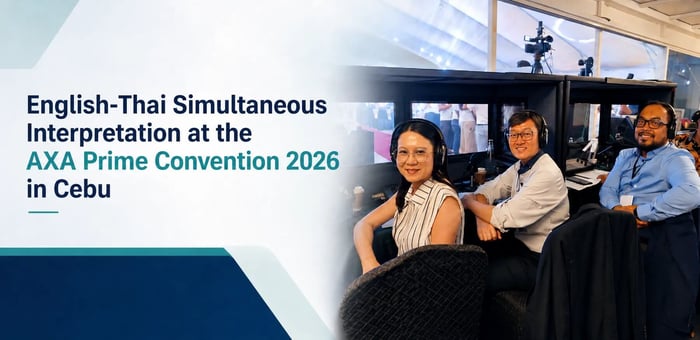 English-Thai Simultaneous Interpretation at the AXA Prime Convention 2026 in Cebu