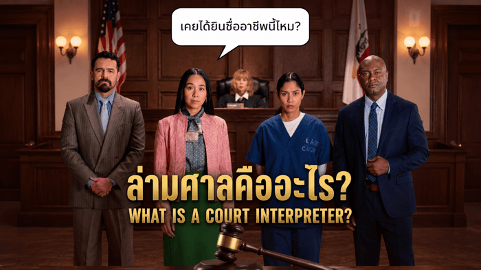 ล่ามศาลคืออะไร? หน้าที่ จรรยาบรรณ และรายได้