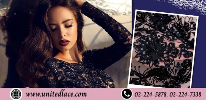 ผ้าลูกไม้โทนสีดำ เพิ่มเสน่ห์ หรูหราอย่างมีระดับ