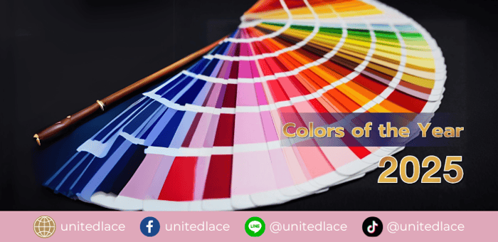 Discover the 7 Trendsetting Colors for 2025: Elevate Your Fashion Designs with Lace from United Lace