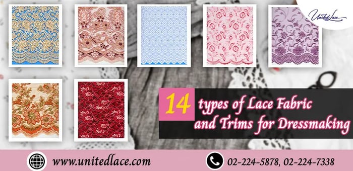 14 Types of Lace Fabric and Trims for Dressmaking