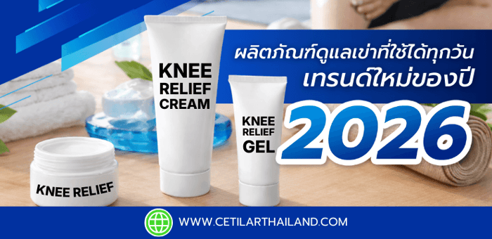 🦵ผลิตภัณฑ์ดูแลเข่าที่ใช้ได้ทุกวัน เทรนด์ใหม่ของปี 2026