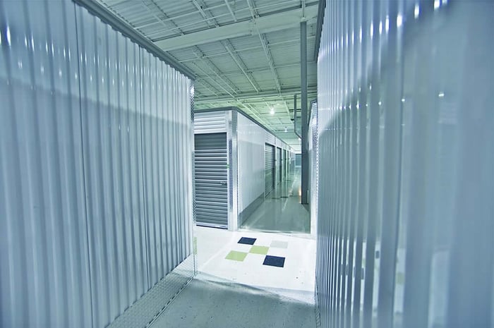 Climate-Controlled Storage Unit at a Self-Storage Facility