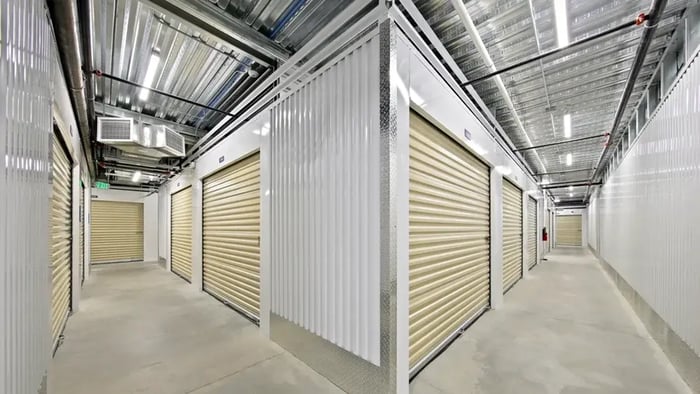 Inside hallway view of Fort Collins storage