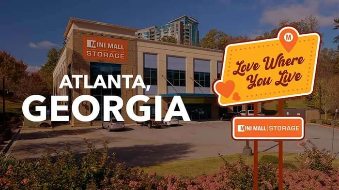 climate-controlled self-storage unit in Atlanta