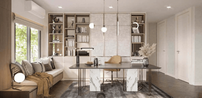 Home Office ออกแบบอย่างไรให้ลงตัว