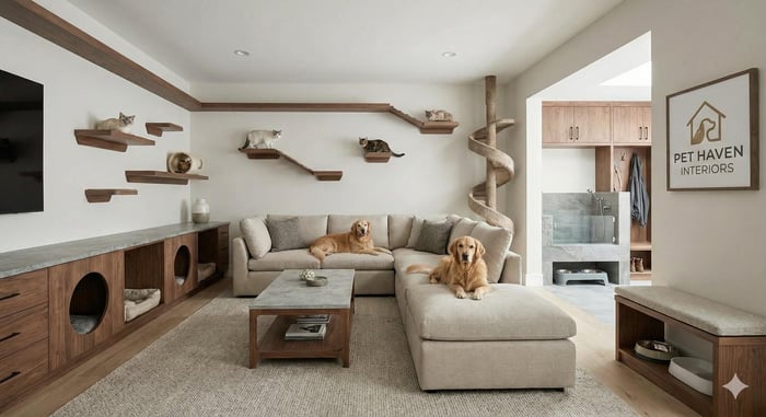 บ้านสำหรับคนรักสัตว์: ออกแบบอย่างไรให้ตอบโจทย์ทุกชีวิตในบ้าน