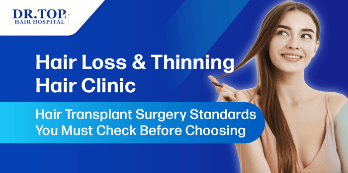 Hair Loss & Thinning Hair Clinic: Hair Transplant Surgery Standards You Must Check Before Choosing