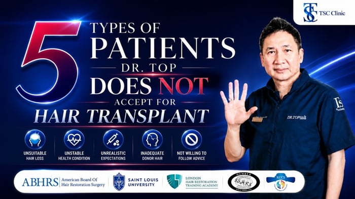 Who Should Not Get a Hair Transplant? 5 Cases Where Doctors May Not Recommend the Procedure