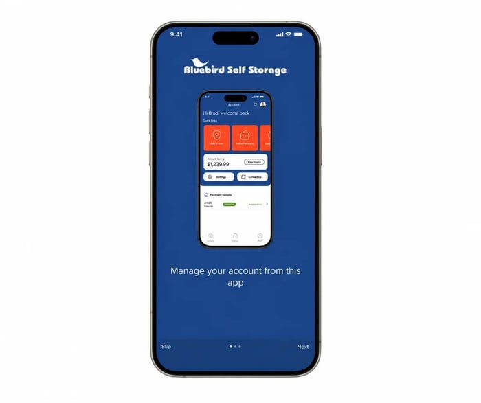 Bluebird-Self-Storage-App
