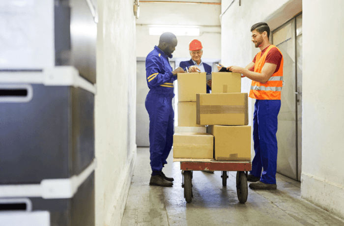 Delivery for package receiving services