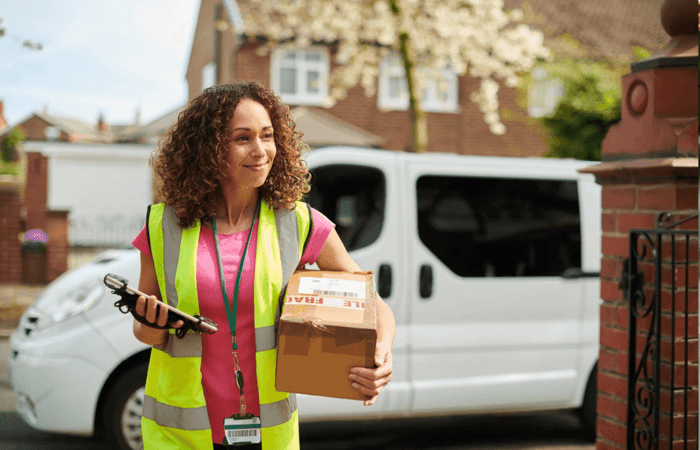 Delivery for package receiving services