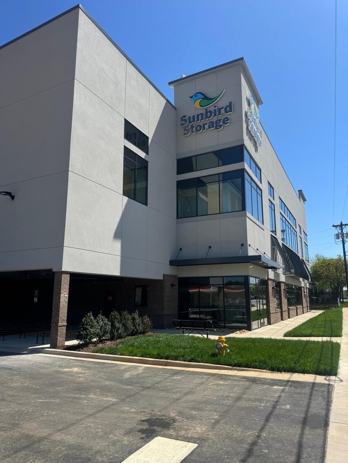 Street view of storage unit in Greensboro