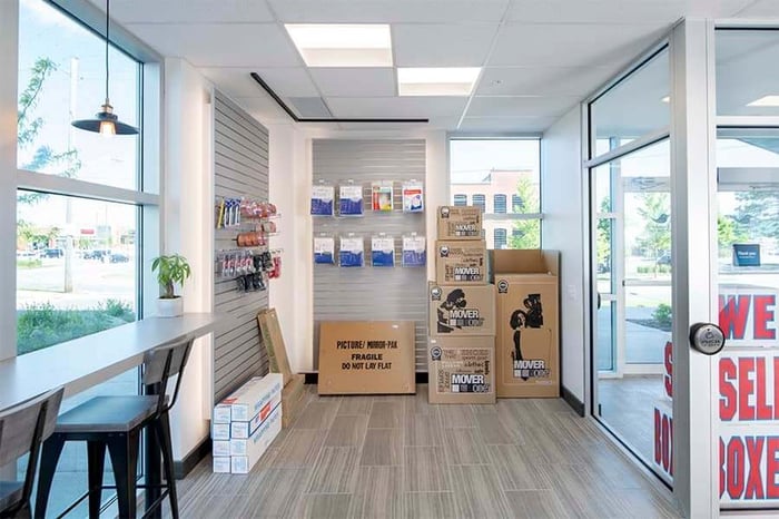 Inside Self Storage in Greensboro Unit