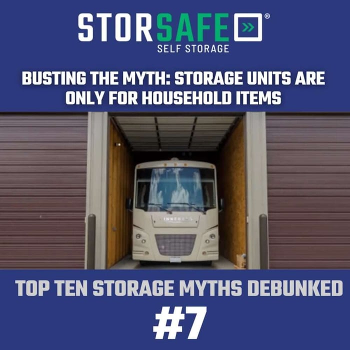 Busting the Myth: Storage Units are Only for Household Items