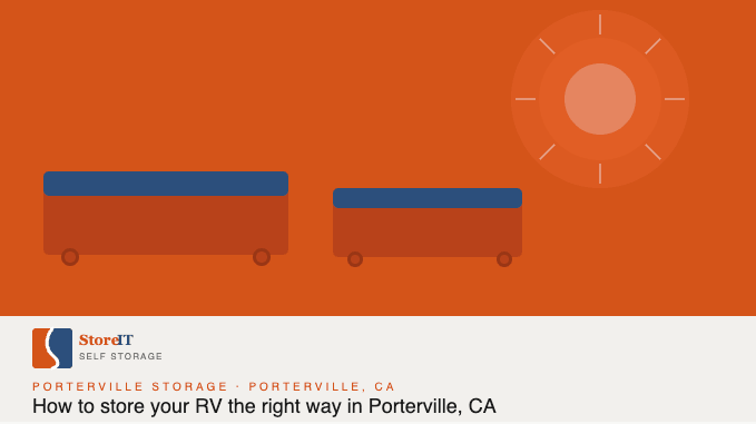 RV Summer Storage Done Right in Porterville, CA