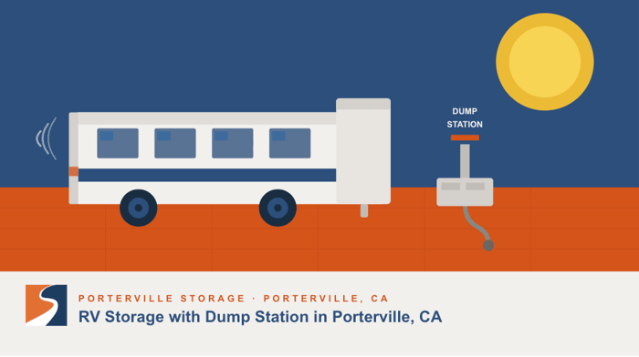 RV Storage with Dump Station Near Me in Porterville, CA
