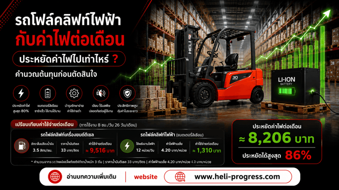 รถโฟล์คลิฟท์ไฟฟ้า