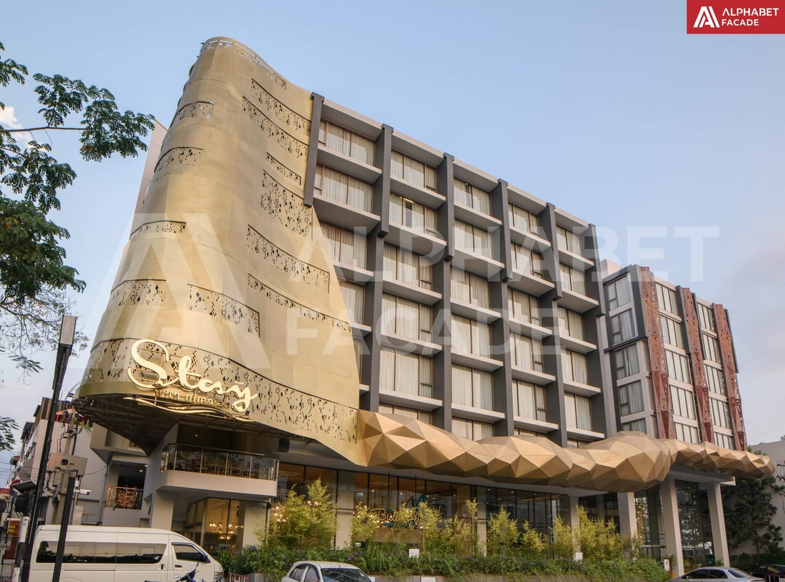 ฟาซาดหน้ากากอาคาร รูปทรงคู่ (Double Form Facade)