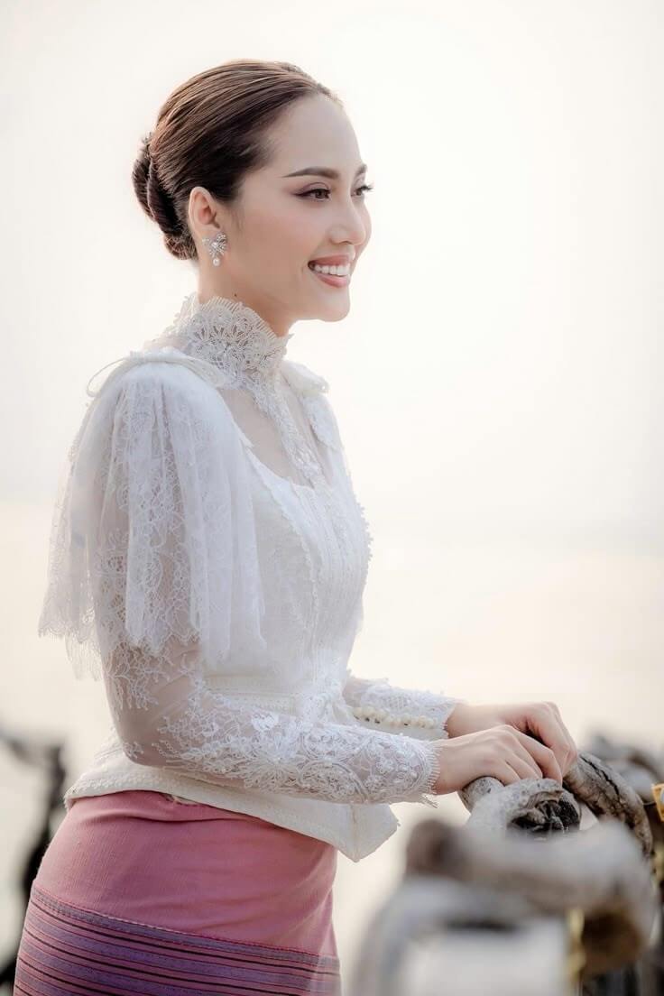 Lace and the Songkran Tradition Blending Traditional Thai Art with Contemporary Fashion