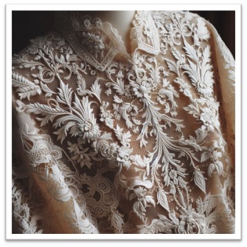 Lace shop, Fancy lace fabric