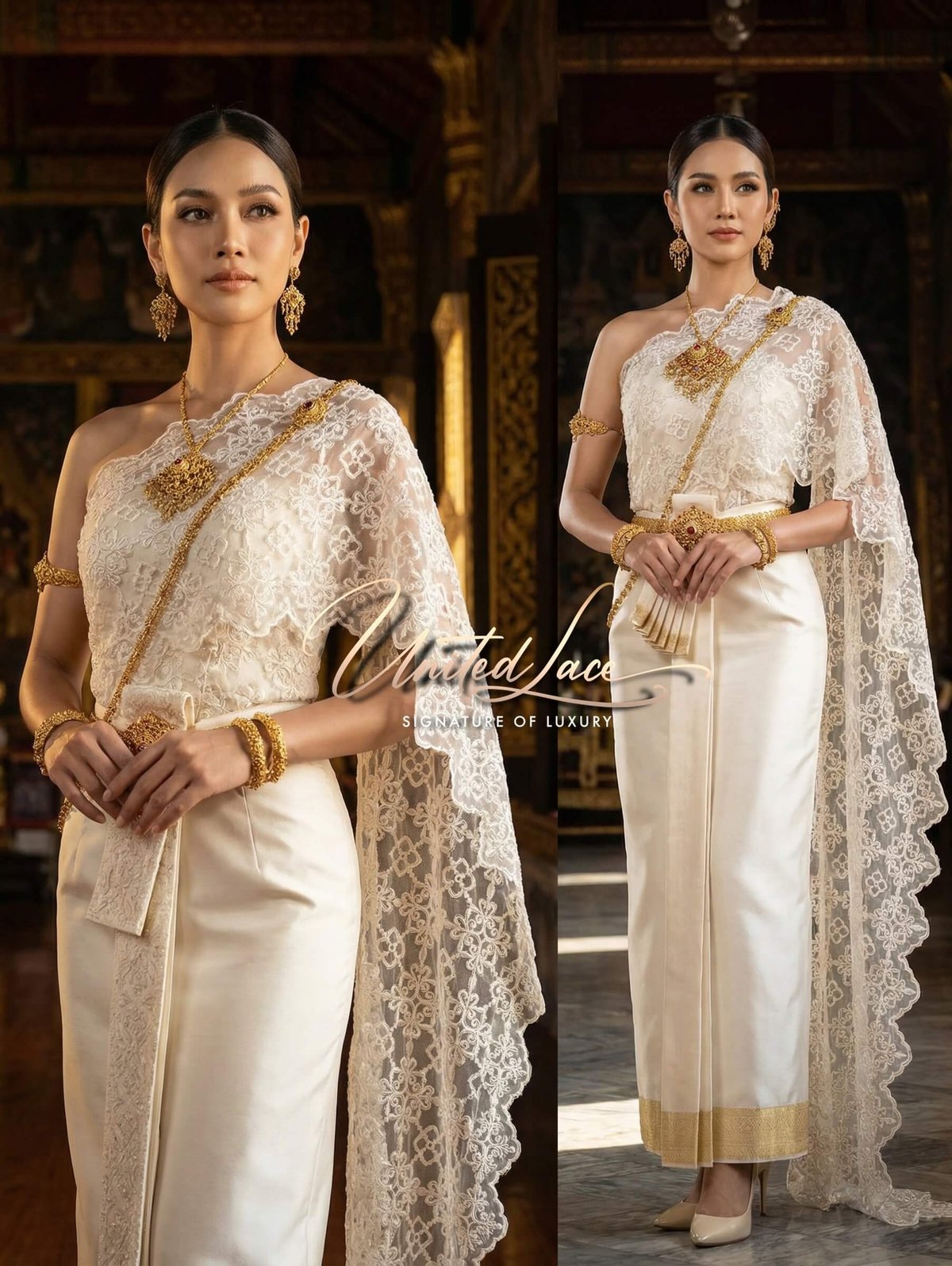 Lace and the Songkran Tradition Blending Traditional Thai Art with Contemporary Fashion
