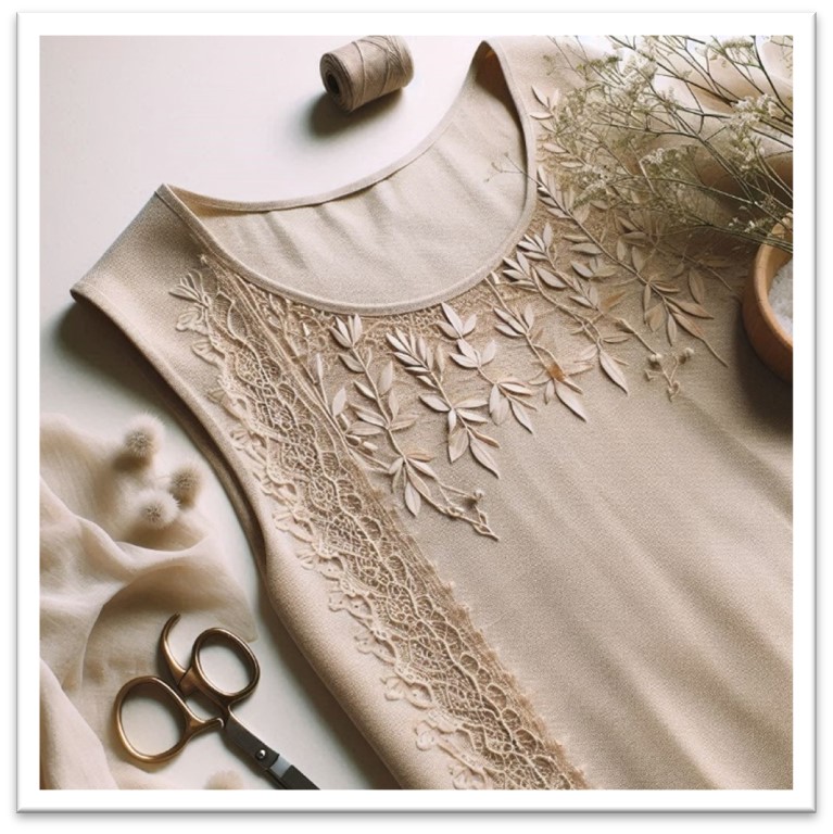 Cotton lace fabric, Fancy lace fabric