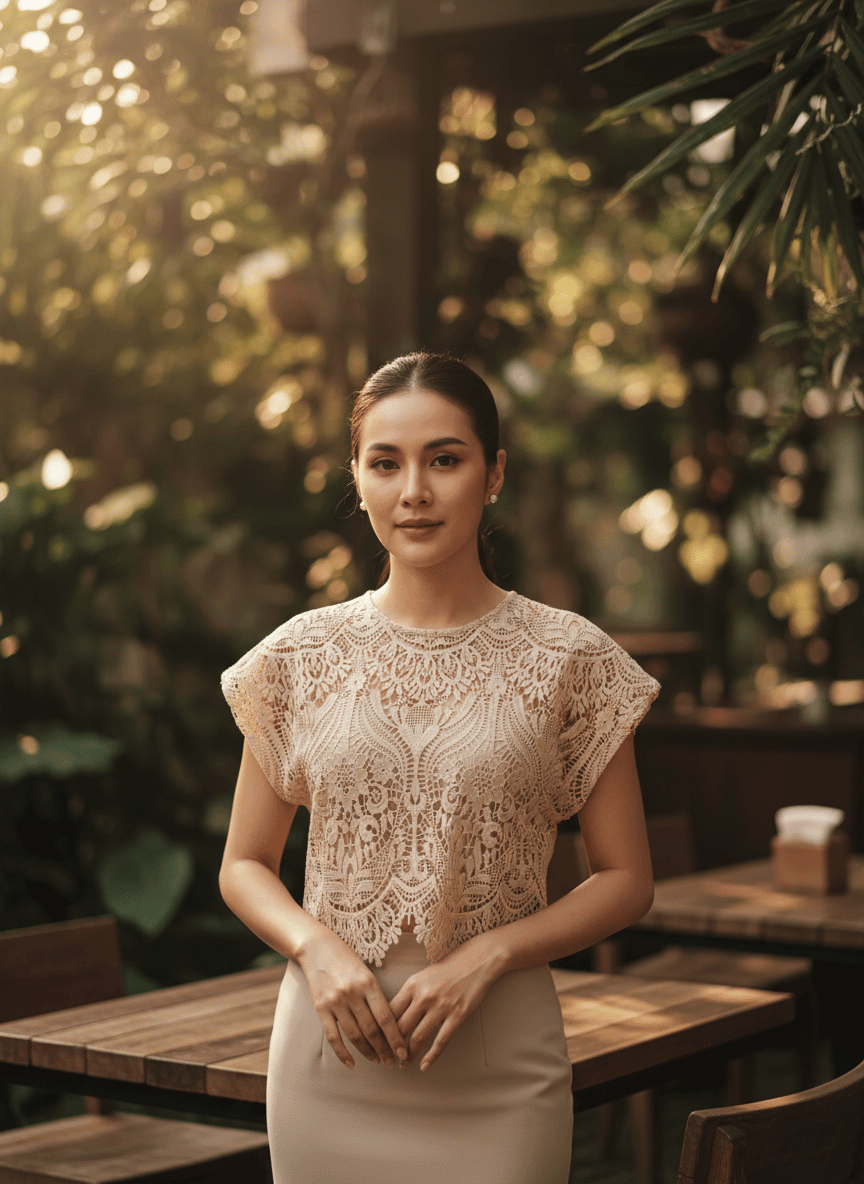 Lace and the Songkran Tradition Blending Traditional Thai Art with Contemporary Fashion