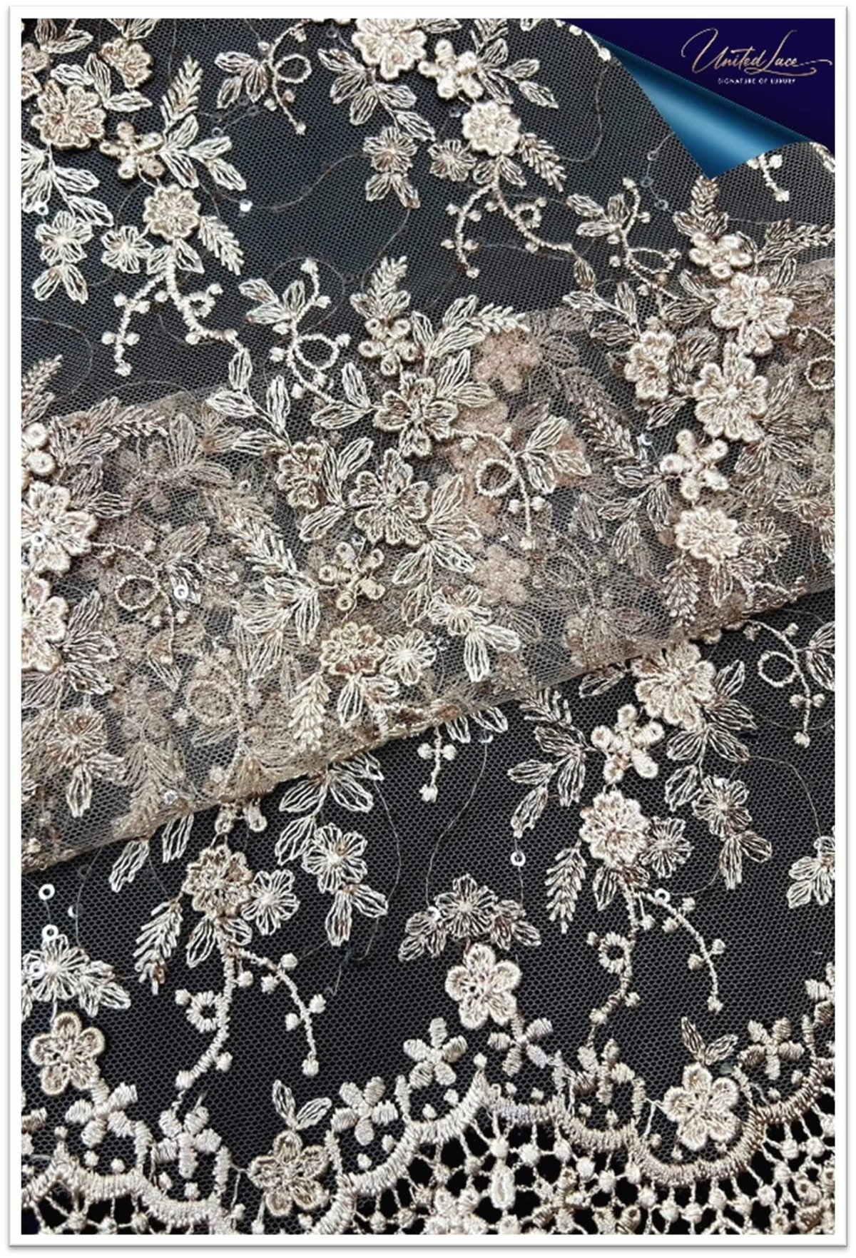 3D Floral Tulle Lace