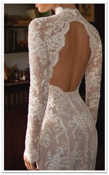 Visual Reference: Instagram-worthy design from @unitedlace showing sheer puff sleeves with floral embroidery