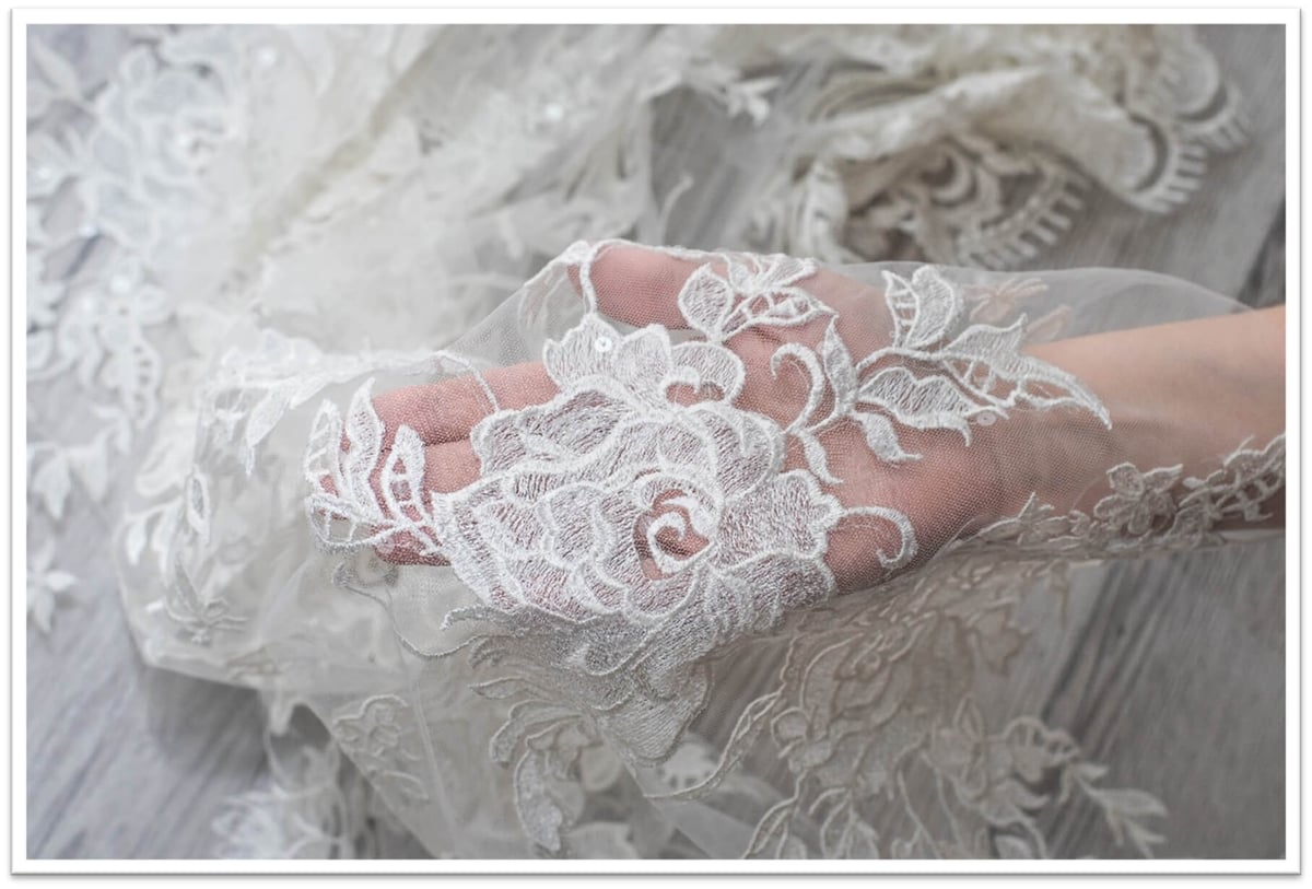 At United Lace, bulk-friendly selections like Tulle Embroidery and Stretch Lace support fast yet stylish production.