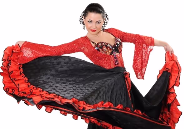 The history of the Mantilla can be seen in the works of renowned Spanish painter "Francisco Goya", who often depicted women of his time adorned in exquisite lace garments