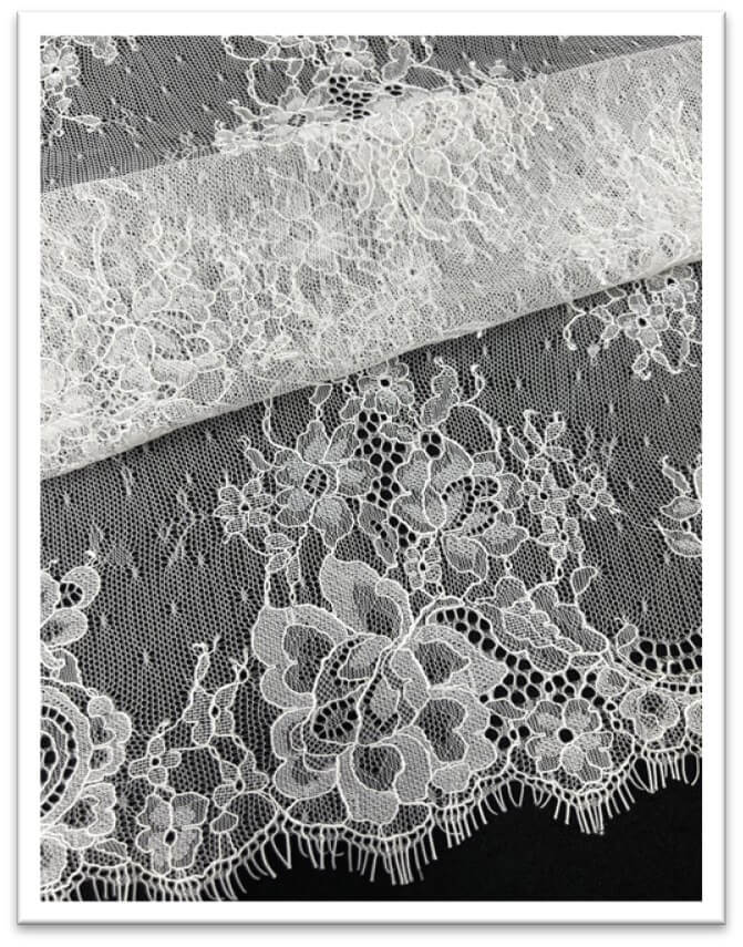  Explain the lace fabric of the United Lace