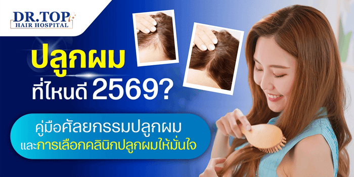 ปลูกผมที่ไหนดี 2569? คู่มือศัลยกรรมปลูกผม และการเลือกคลินิกปลูกผมให้มั่นใจ