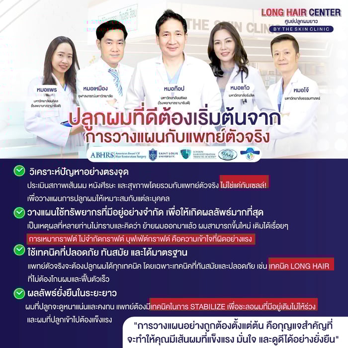 ปลูกผมถาวร, ปลูกผมที่ไหนดี