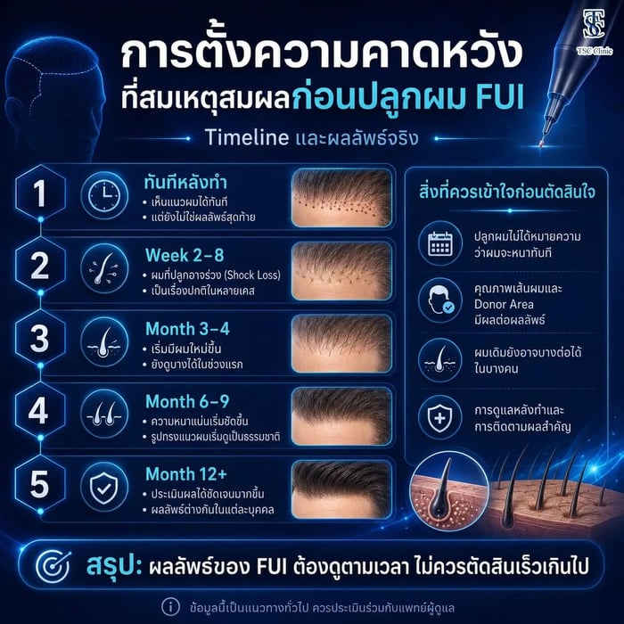 Hope before FUI hair transplant.