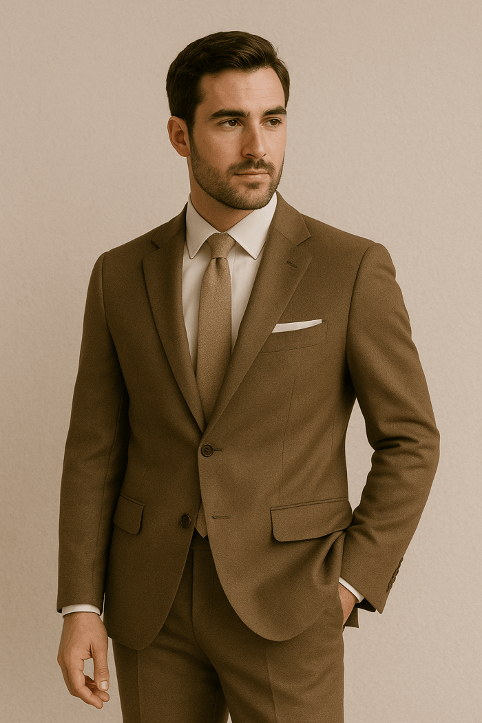 Wedding Suit Earth Tone Suit